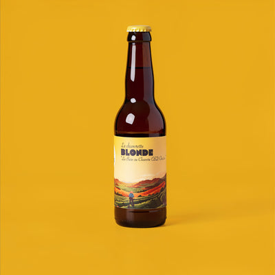 Bière blonde au chanvre