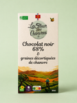 Tablette de chocolat aux graines décortiquées