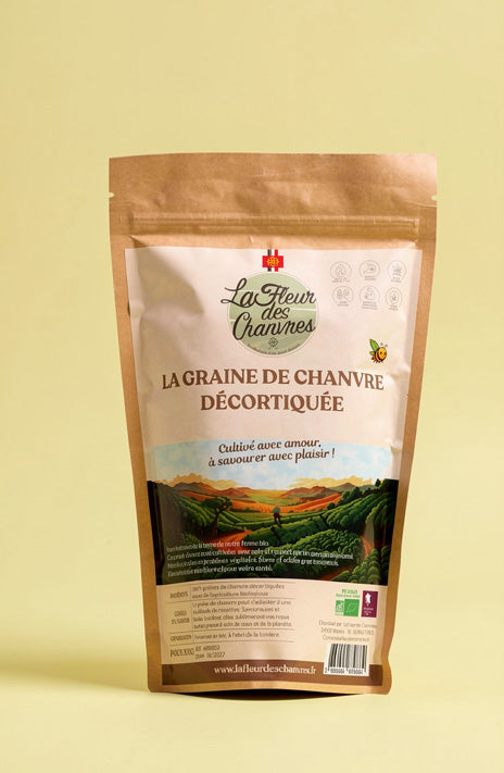 Graine de chanvre décortiquée